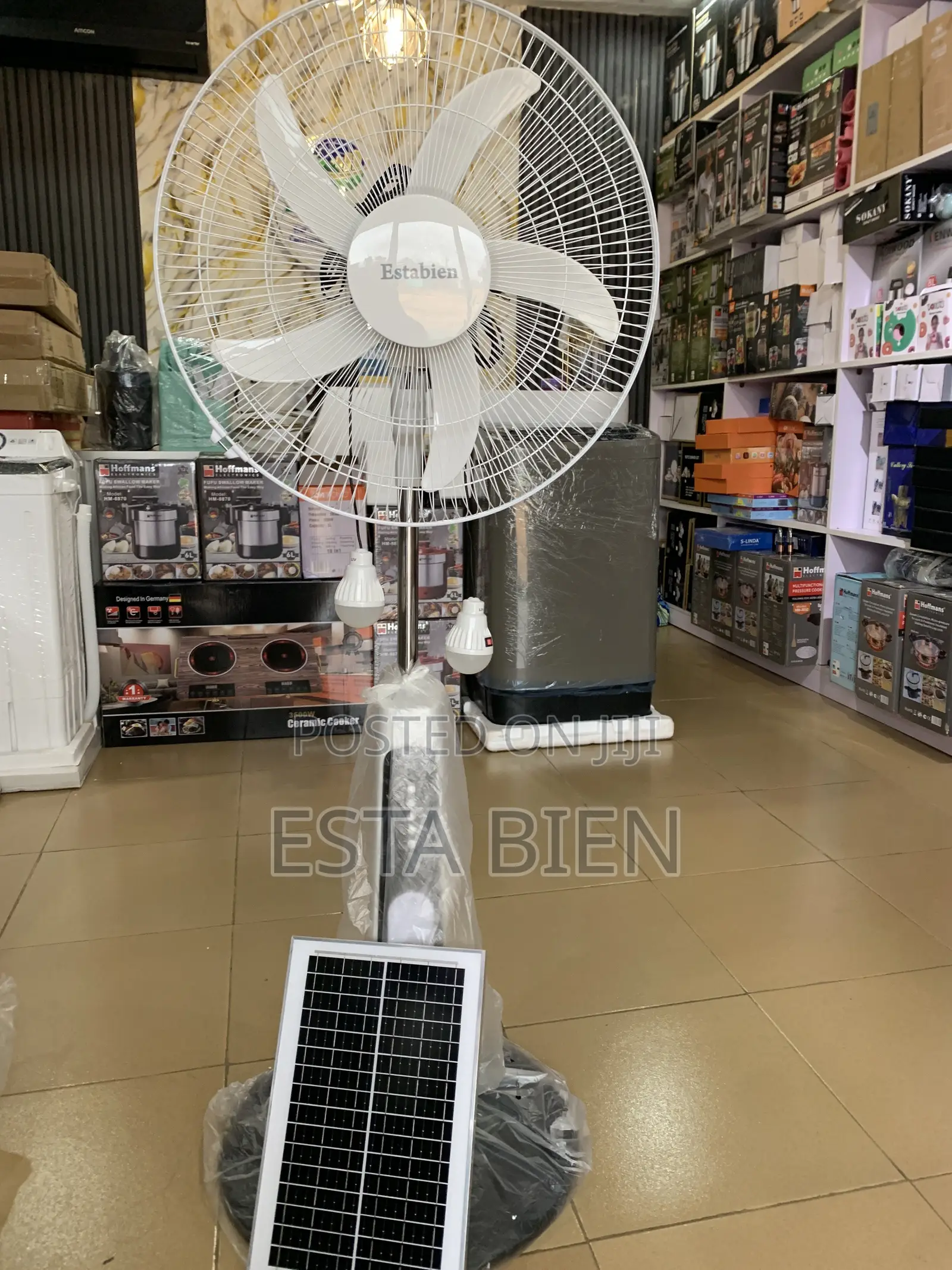 Solar Rechargeable Fan