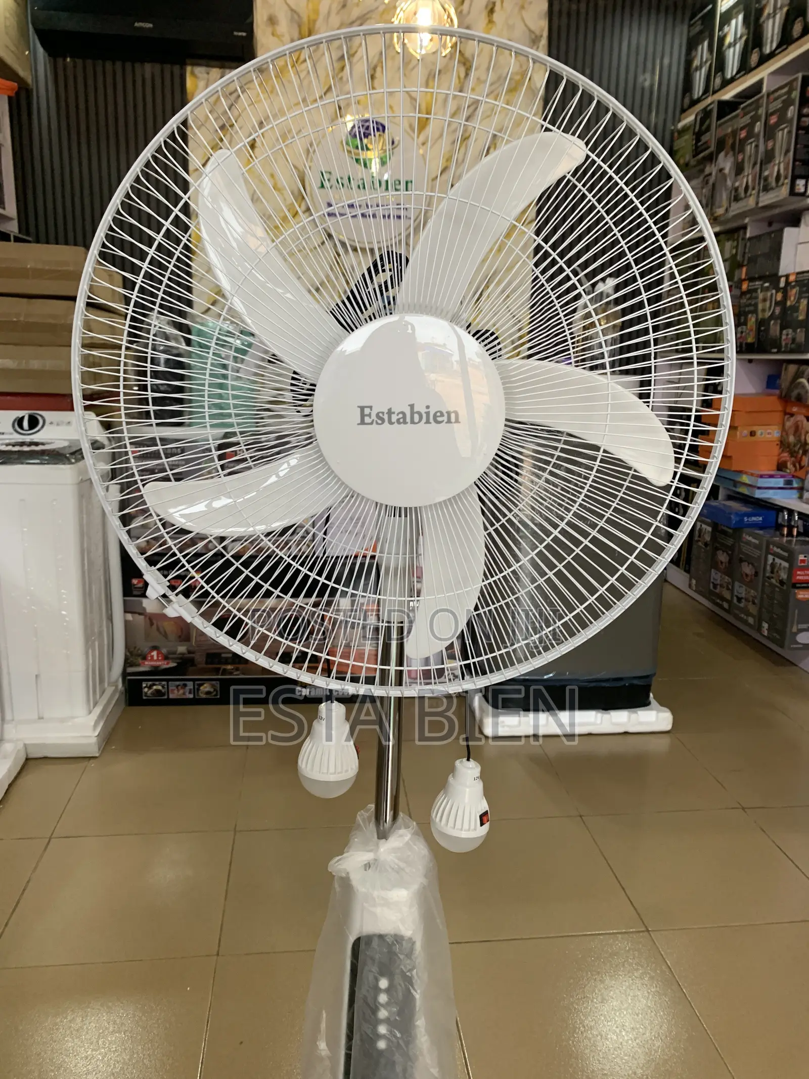 Solar Rechargeable Fan