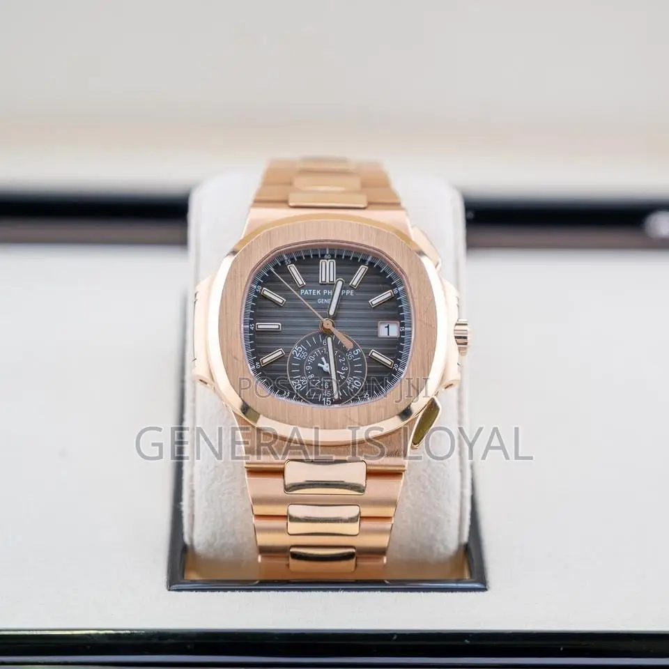 Patek Philippe Nautilus Chronograph Black Gradient Dial Rose Gold