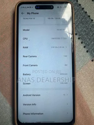Tecno Pop 10 128 GB White