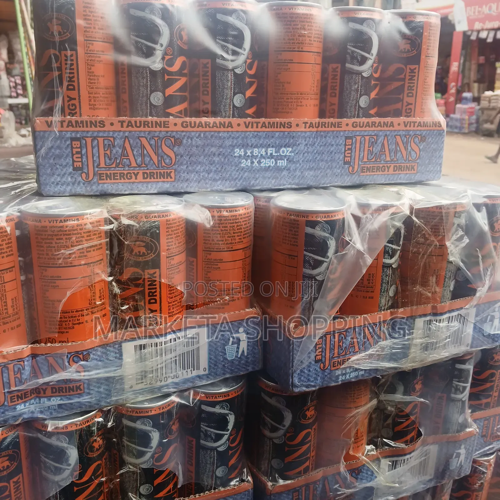 Blue Jeans Energy Drink 250mlx24