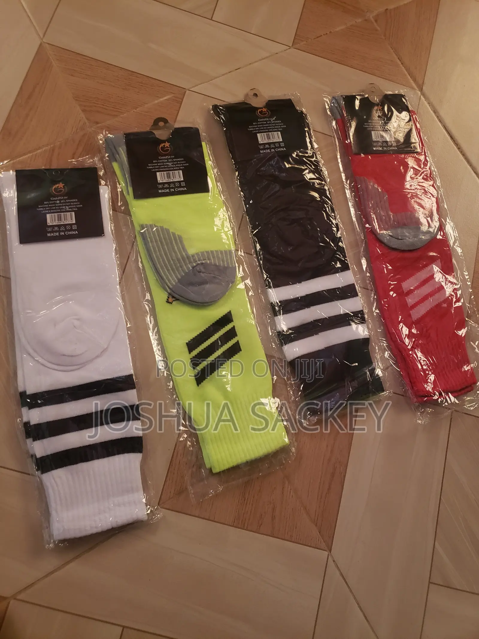 Football Cut Socks | Hose | Black White | Quality Sports Socks