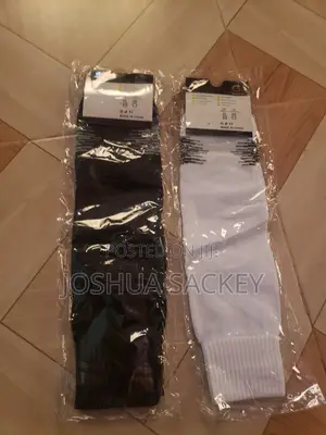 Football Cut Socks | Hose | Black White | Quality Sports Socks