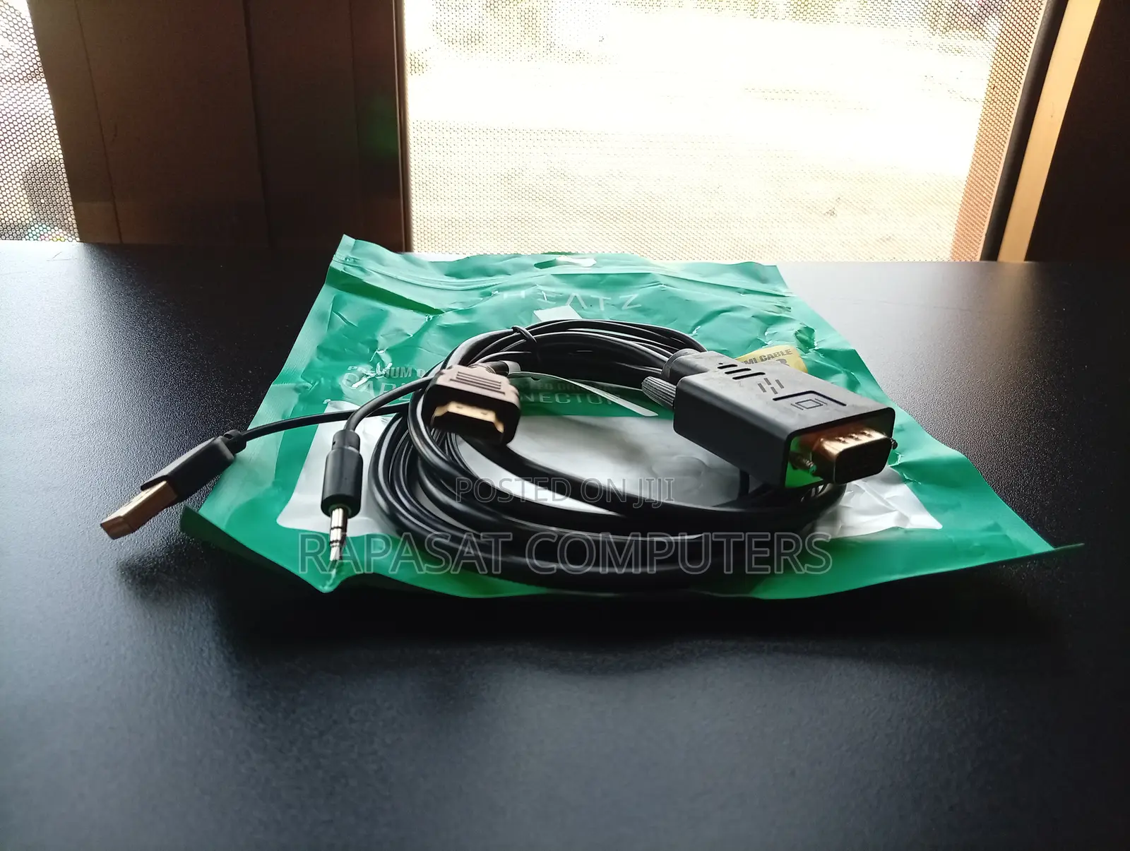 Heatz Zt74 Vga Male to Hdmi Male Cable 1.8m