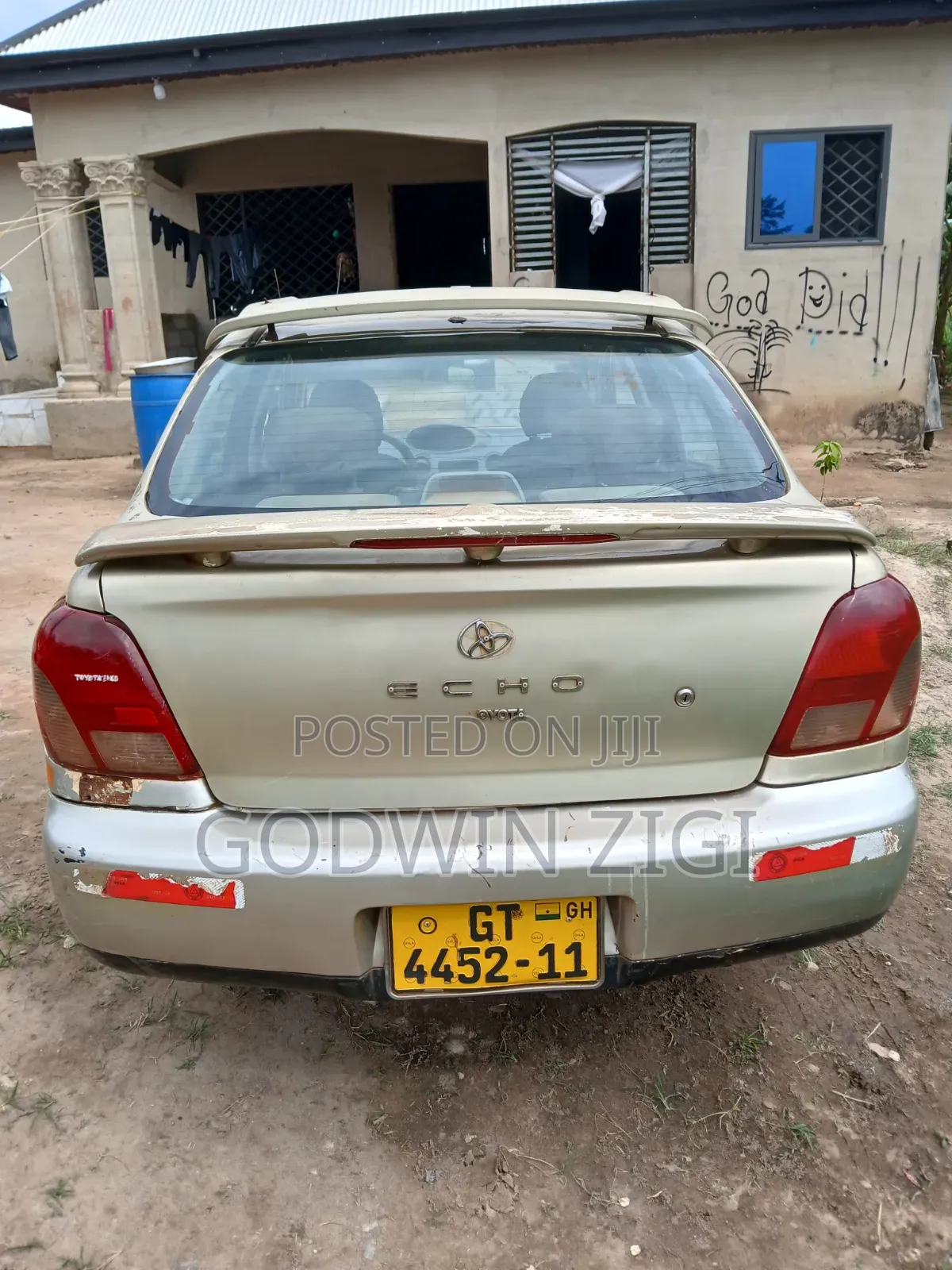 Toyota Echo Coupe 2000 Gray