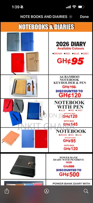 Note Books With Free Engraving