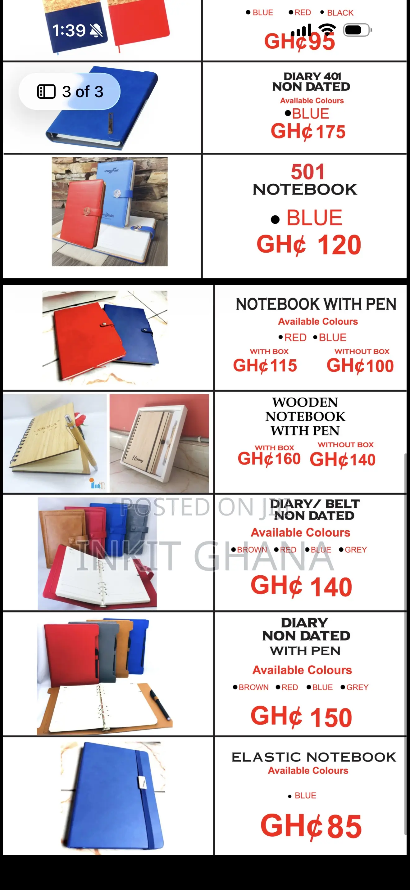 Note Books With Free Engraving
