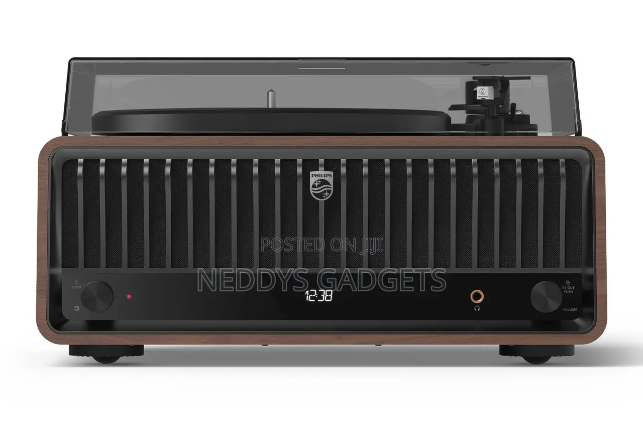 Philips the Tina Turntable/Tuner/Bluetooth System With Builtin Speaker