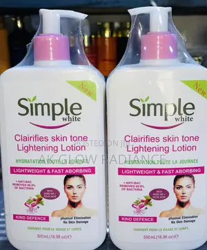 Simple White Lightening Lotion