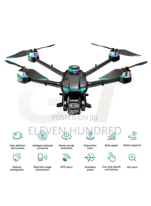 GPS Drone Brushless Quadcopter With HD Camera 3 Battery Version