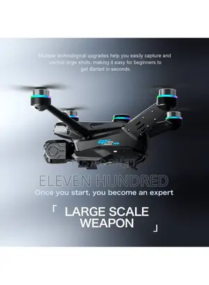 GPS Drone Brushless Quadcopter With HD Camera 3 Battery Version