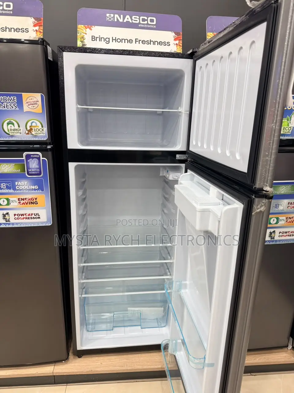 Nasco (210)lts Top Freezer-Fridge