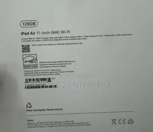 New Apple iPad Air 11 (2024) 128 GB