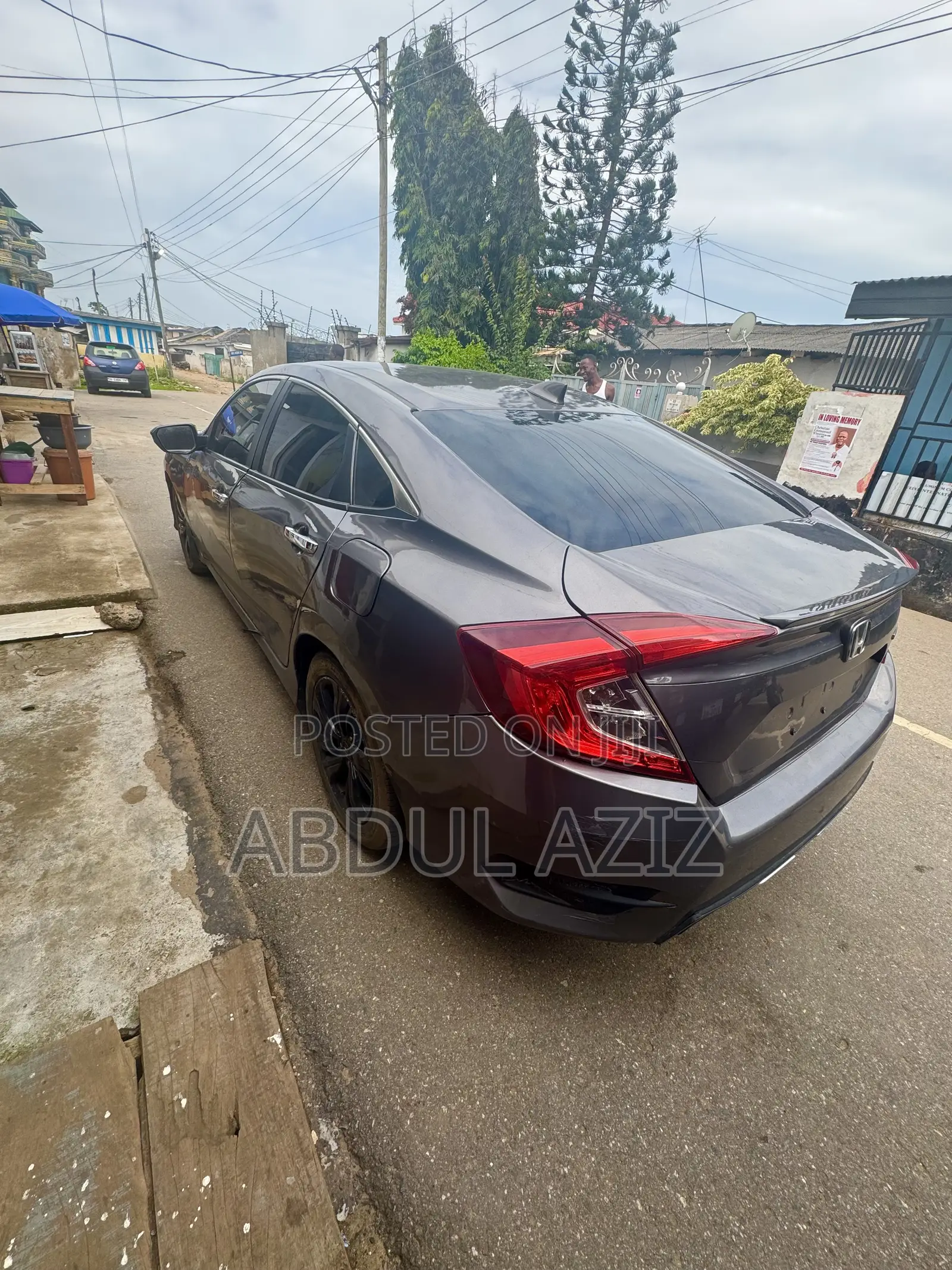 Honda Civic Touring Sedan 2018 Gray