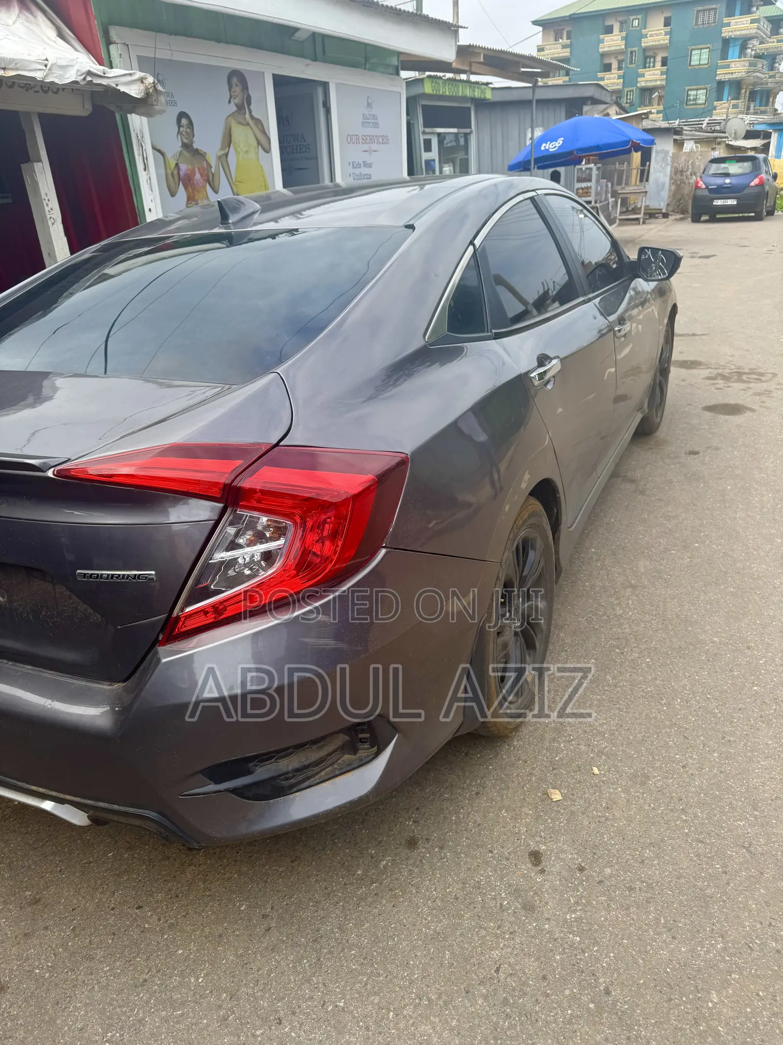 Honda Civic Touring Sedan 2018 Gray