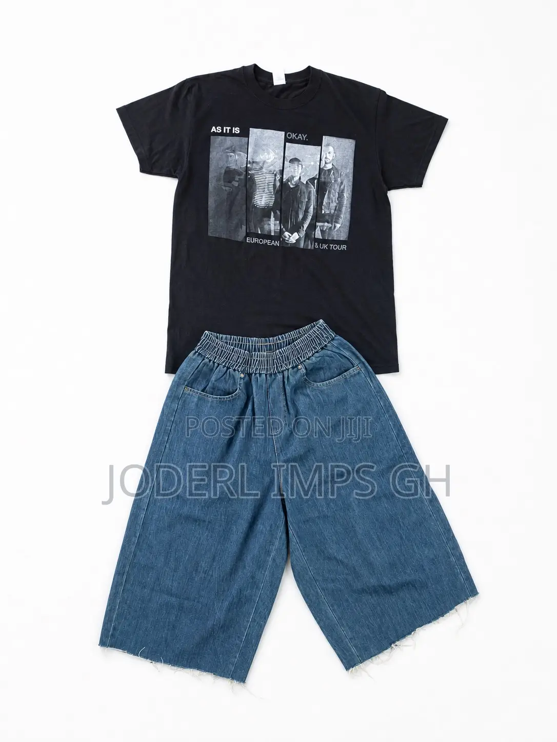 Black Tee + Jorts