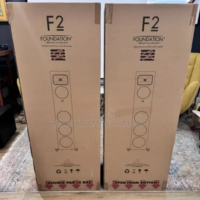 Martin Logan High End Tower Speakers With Abyss 8" Powerful Subwoofer
