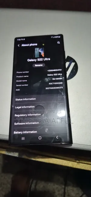 Samsung Galaxy S22 Ultra 5G 512 GB Black