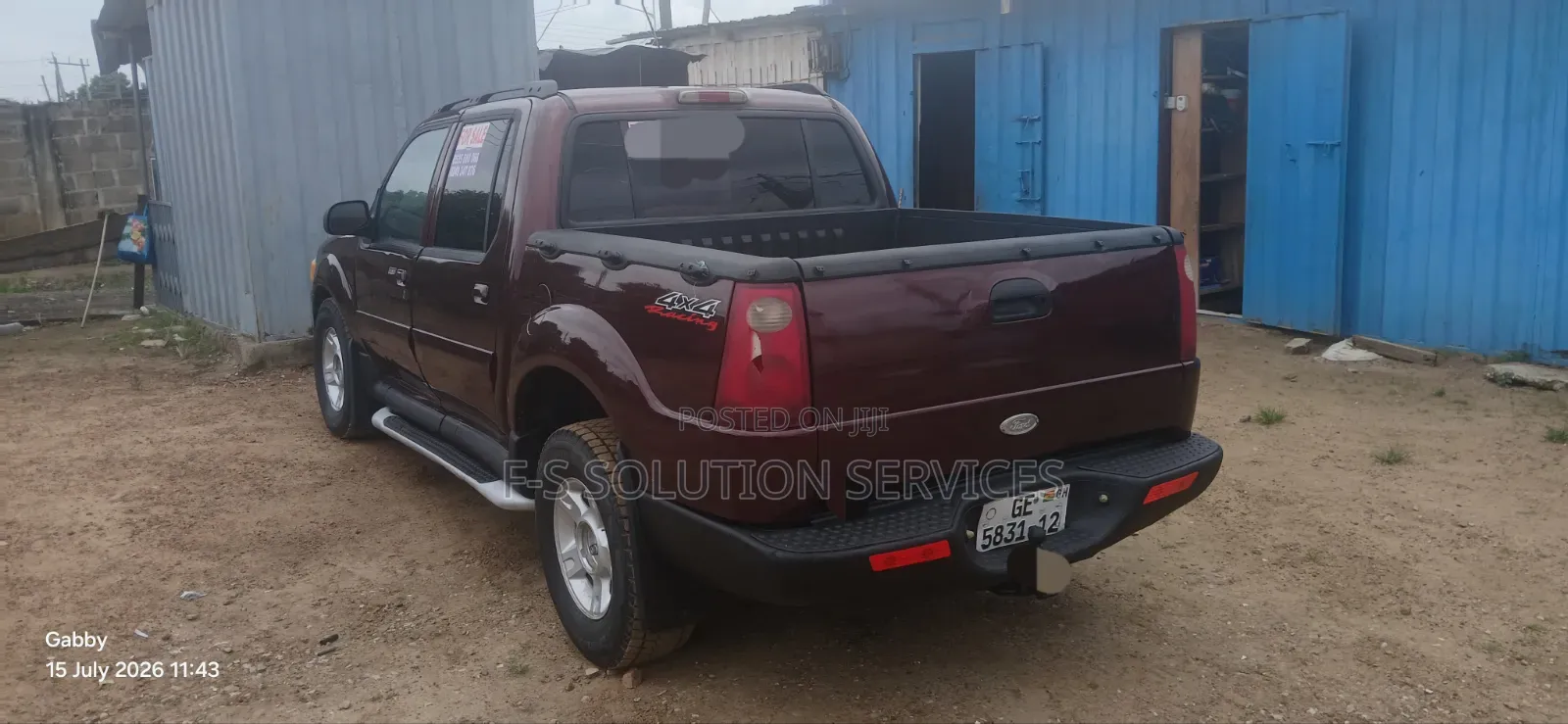 Ford Explorer Sport Track Automatic 2003 Red