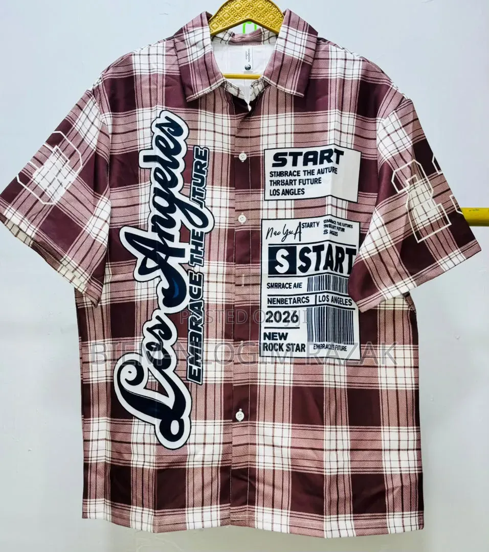 High Quality Los Angels and Boston Button Shirts Available in Stock