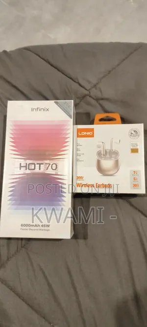 New Infinix Hot 70 256 GB Black