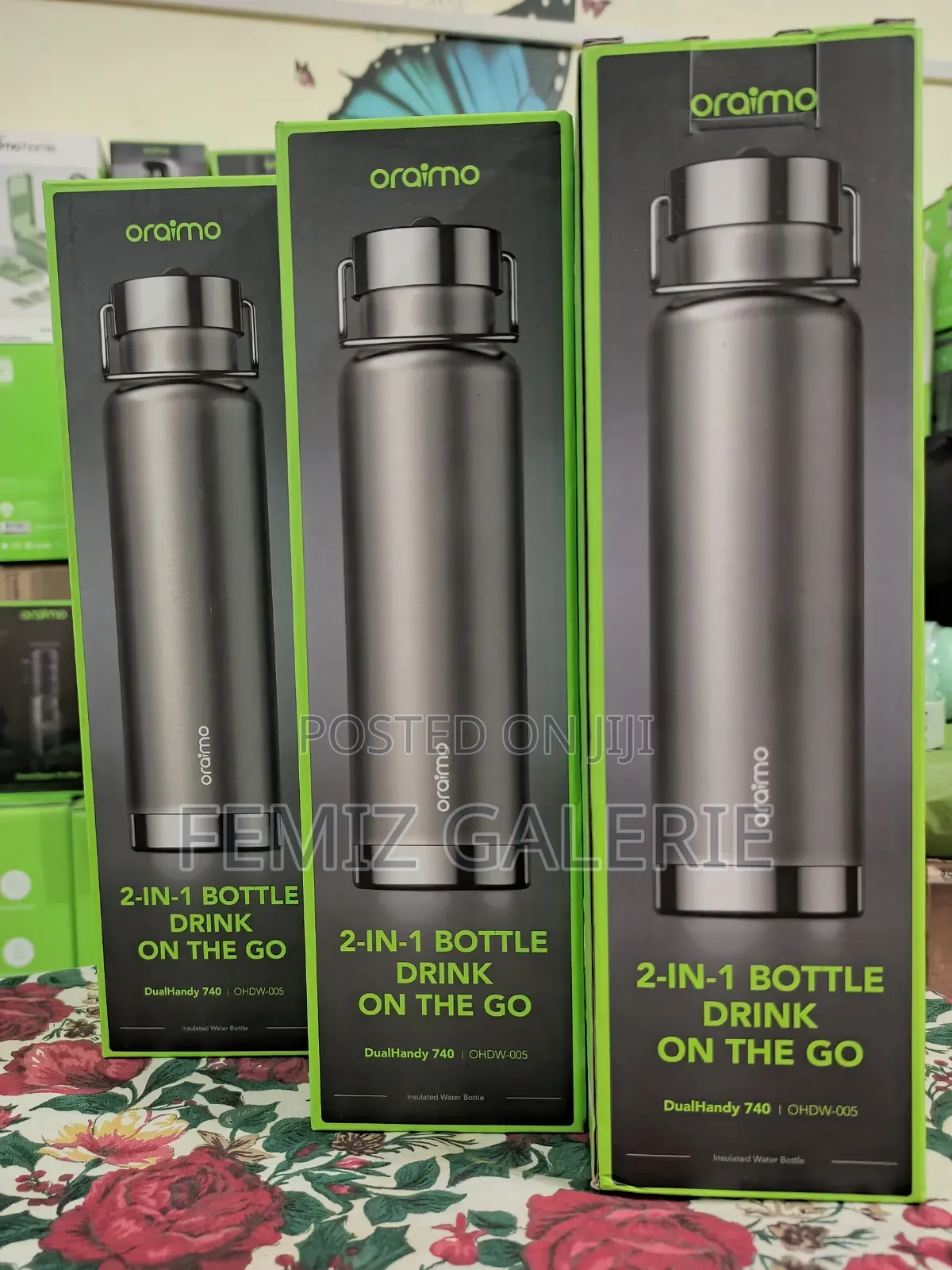 Oraimo DualHandy 740 Leakproof Portable 740ml Insulated Water Bottle