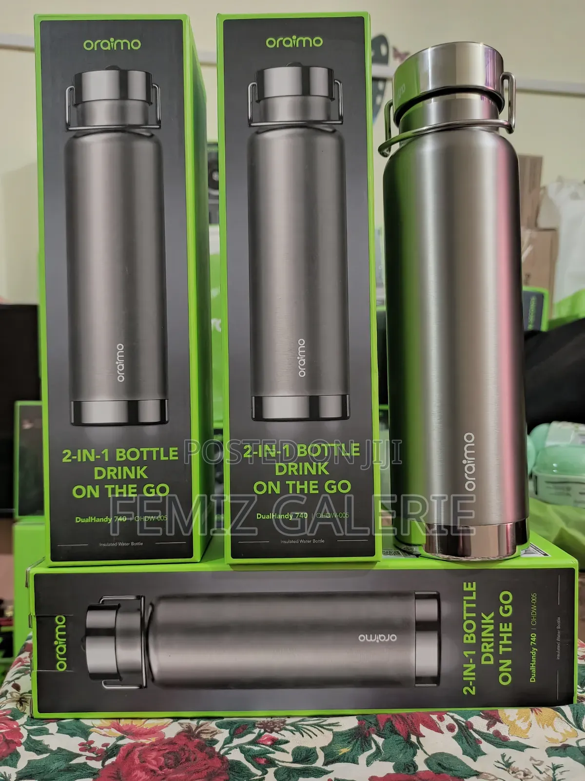 Oraimo DualHandy 740 Leakproof Portable 740ml Insulated Water Bottle