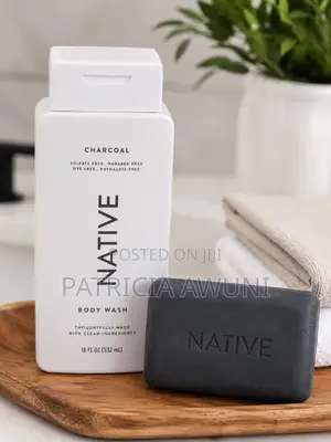 Native Charcoal Body Wash 532ml – Sulfate Paraben Free