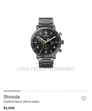 Shinola Canfield Sport Chronograph Watch