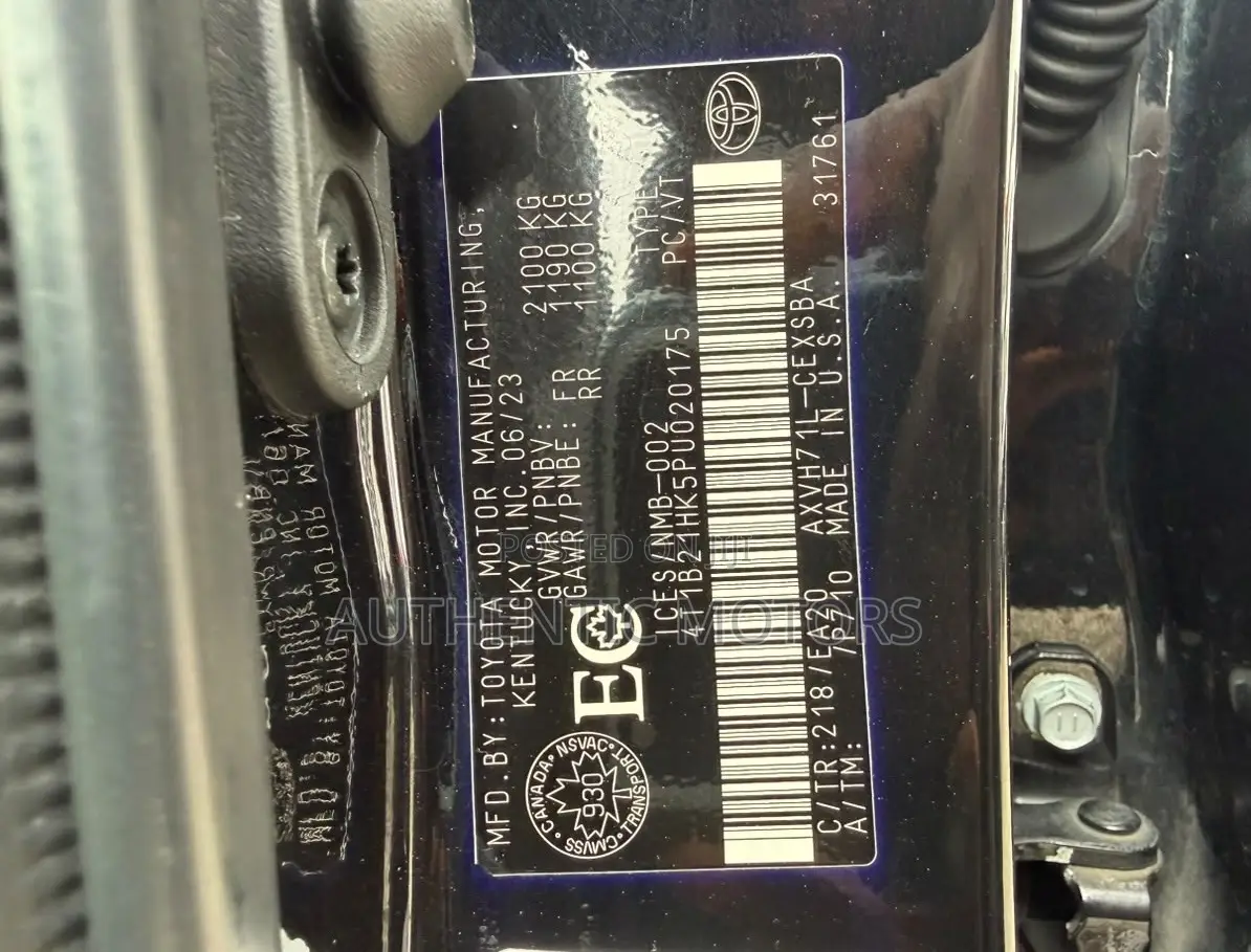 Toyota Camry SE 2023 Black