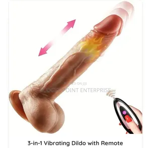 Realistic 9 Inches Rechargeable Dildo Vibrator With Remote Control