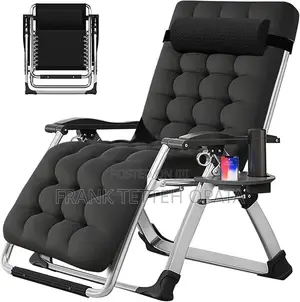 FICISOG Zero Gravity Chair, Reclining Lounge Chair With Cushion
