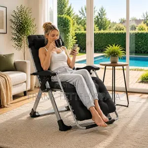 FICISOG Zero Gravity Chair, Reclining Lounge Chair With Cushion