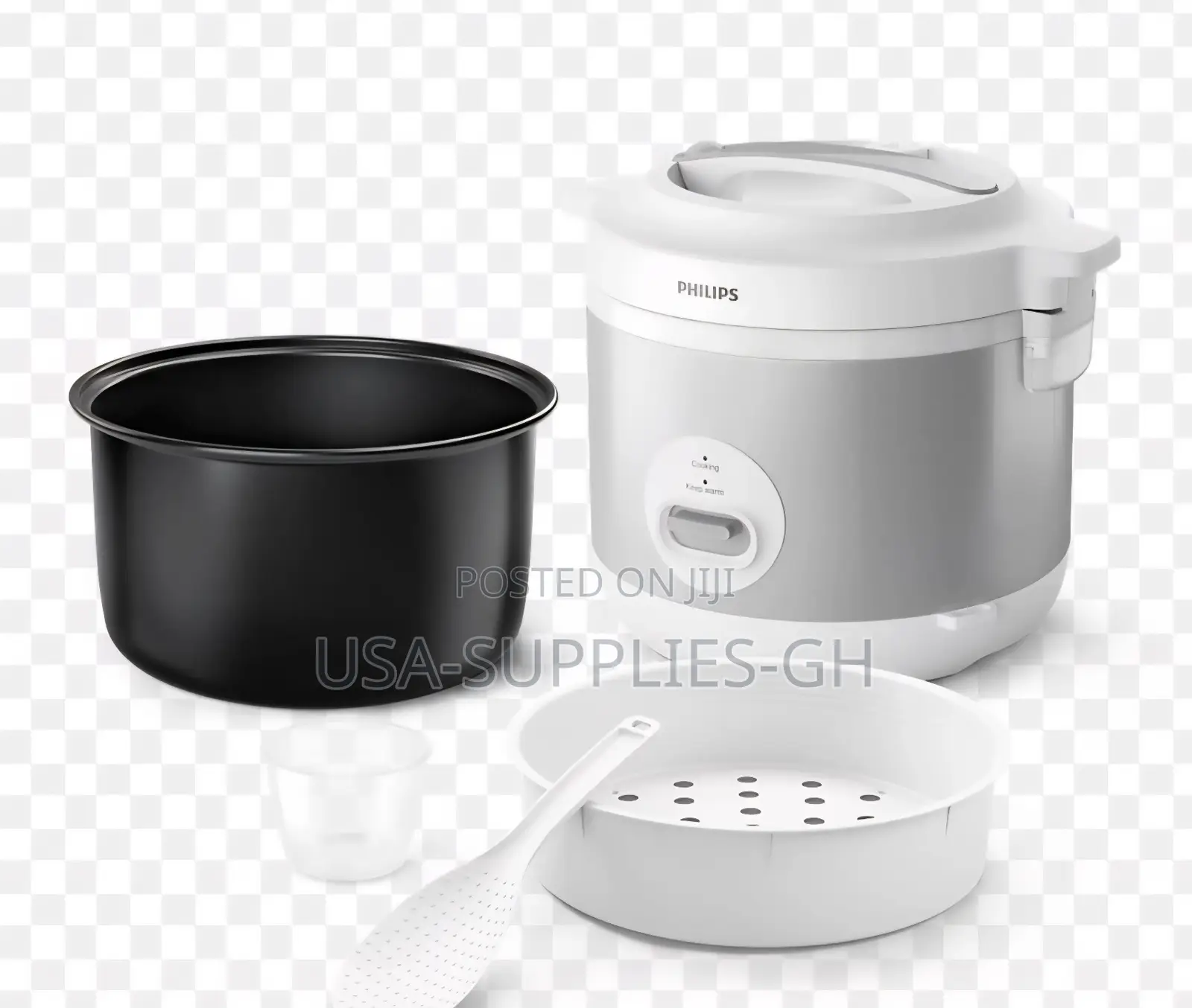Philips 1000 Series Rice Cooker HD3008/40 (1.8L, 10 Cups)