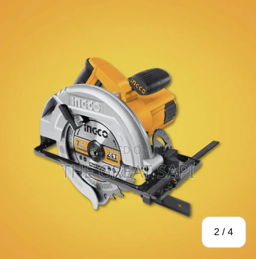 Ingco 7′′ 185mm Circular Saw 1600W With Adjustable Cutting Depth