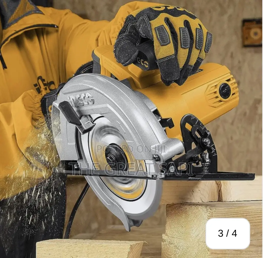 Ingco 7′′ 185mm Circular Saw 1600W With Adjustable Cutting Depth