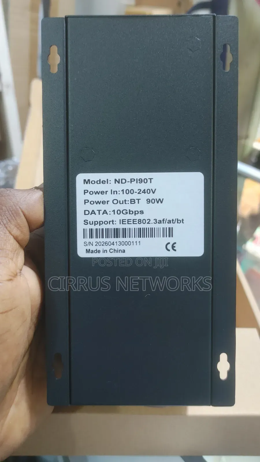 90W PoE++ Injector IEEE 802.3bt