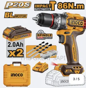 Ingco 20V Brushless Impact Drill 86Nm 30000 BPM