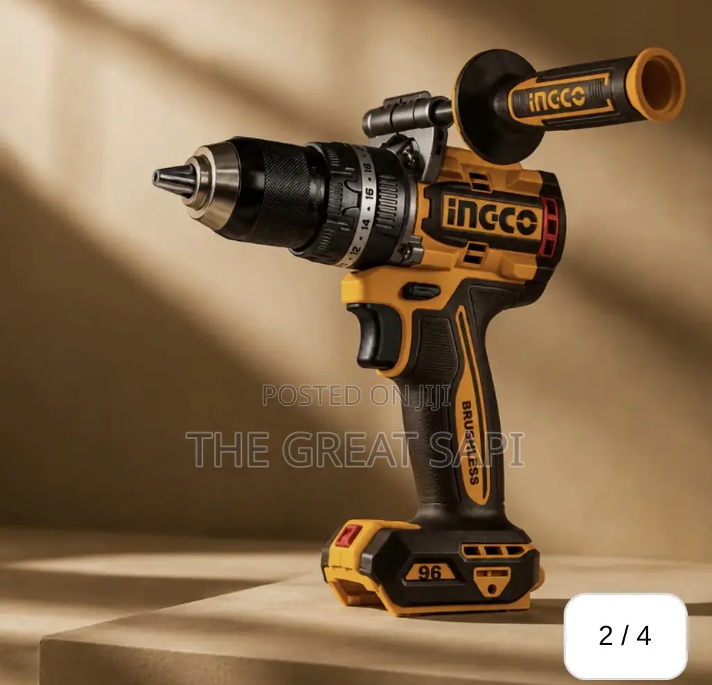 Ingco 20V Brushless Cordless Impact Drill 96Nm With 2 Batteries