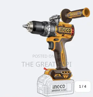 Ingco 20V Brushless Cordless Impact Drill 96Nm With 2 Batteries