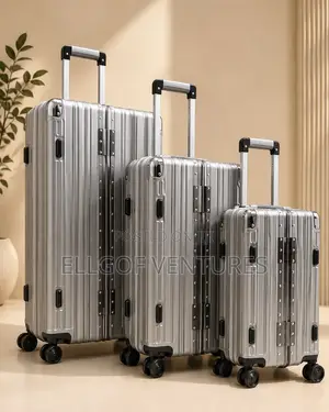 3-Piece Premium Hard Shell Travel Luggage Set With TSA Lock 360 Wheel