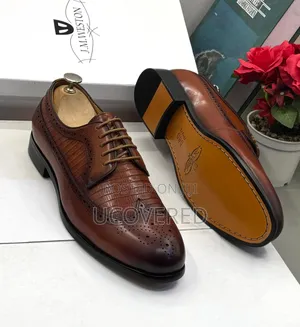 J.M. Weston Black/Brown Dress Shoes