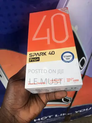 New Tecno Spark 40 Pro+ 256 GB Black