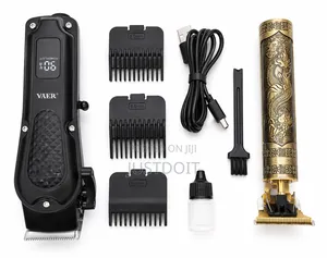 WAER 2 in 1 Cordless Clipper + Trimmer Set