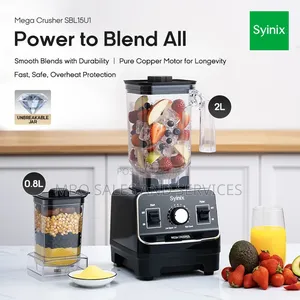 Unbreakable Crusher Blender - Power to Blend All (Pure Copper Motor)