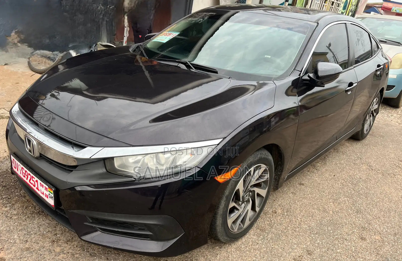 Honda Civic LX 4dr Sedan (2.0L 4cyl) 2016 Black