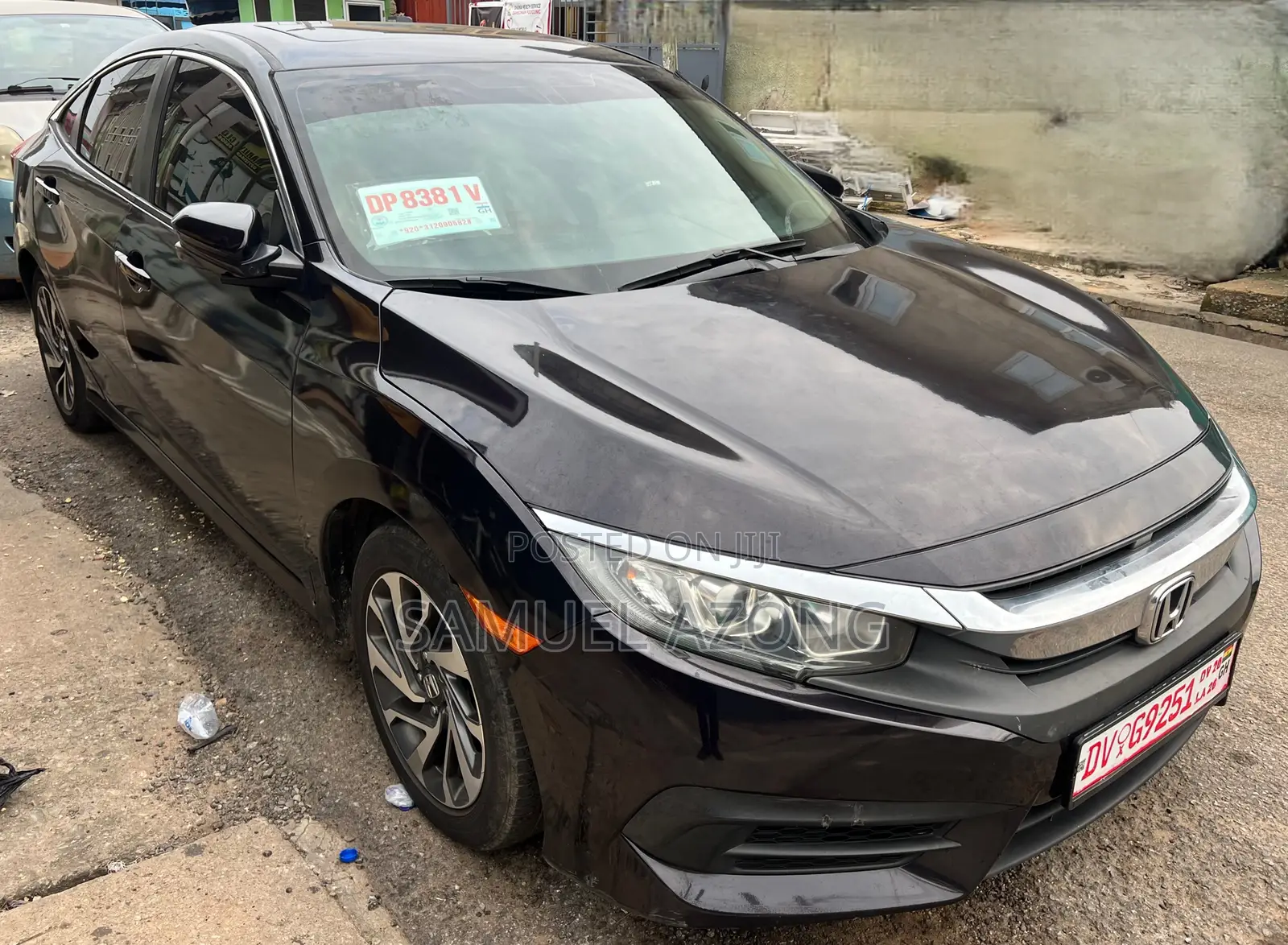 Honda Civic LX 4dr Sedan (2.0L 4cyl) 2016 Black