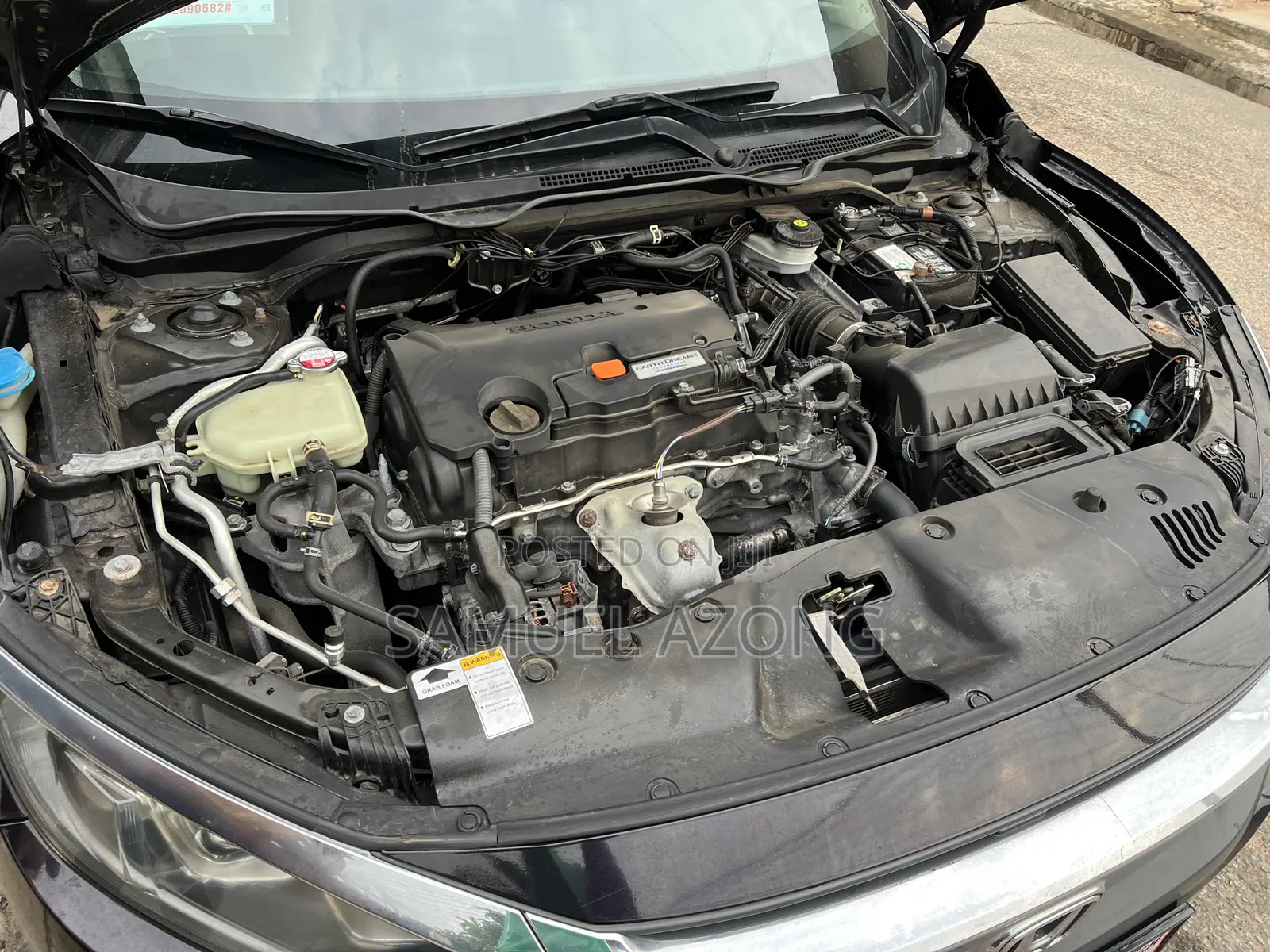 Honda Civic LX 4dr Sedan (2.0L 4cyl) 2016 Black