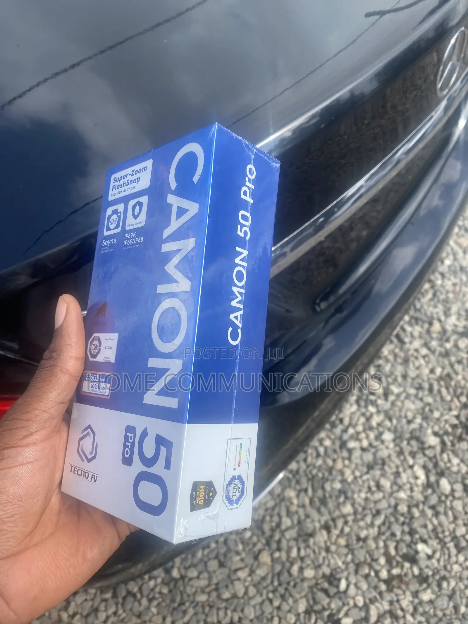 New Tecno Camon 50 Pro 256 GB Black