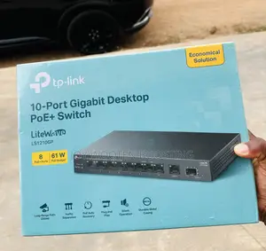 10-Port Gigabit Desktop PoE+ Switch